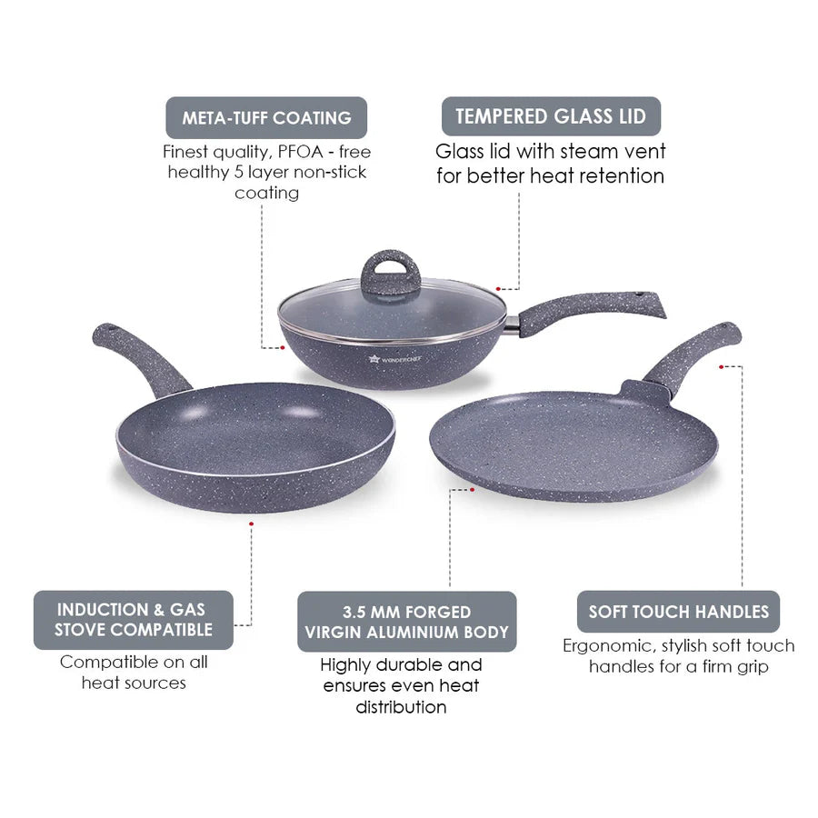 Wonderchef  Granite Non-stick Cookware