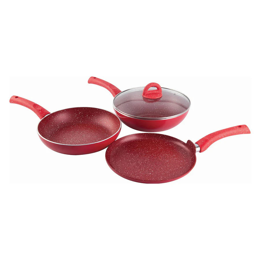 Wonderchef Granite Non-stick Cookware Set, 4Pc