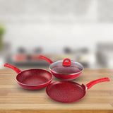 Wonderchef Granite Non-stick Cookware Set, 4Pc