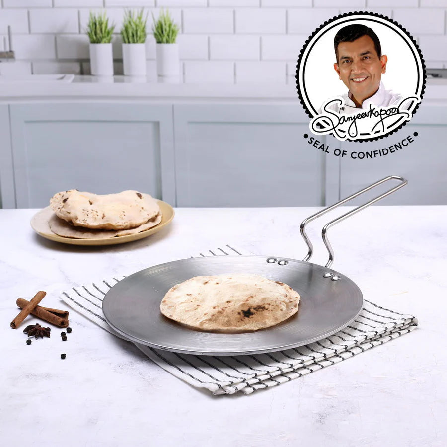 Wonderchef Nigella 3-Ply Roti Tawa Non-Stick Tawa 26 cm