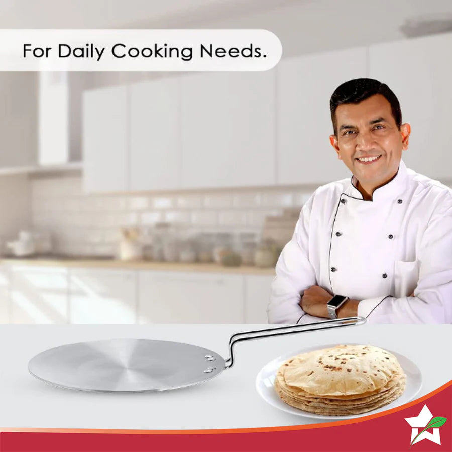 Wonderchef Nigella 3-Ply Roti Tawa Non-Stick Tawa 26 cm