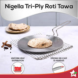 Wonderchef Nigella 3-Ply Roti Tawa Non-Stick Tawa 26 cm