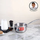 Wonderchef Nigella Tri-ply Stainless Steel Sauce Pan Silver 16 cm , 1.5L