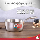 Wonderchef  Nigella Tri-ply Stainless Steel  Sauce  pan