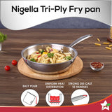 Wonderchef  Nigella Tri-ply Stainless Steel Fry Pan