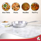 Wonderchef  Nigella Tri-ply Stainless Steel Fry Pan