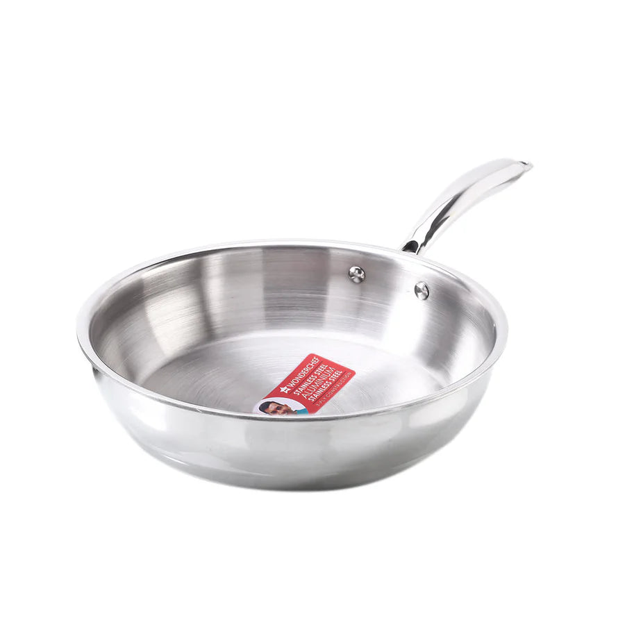 Wonderchef  Nigella Tri-ply Stainless Steel Fry Pan