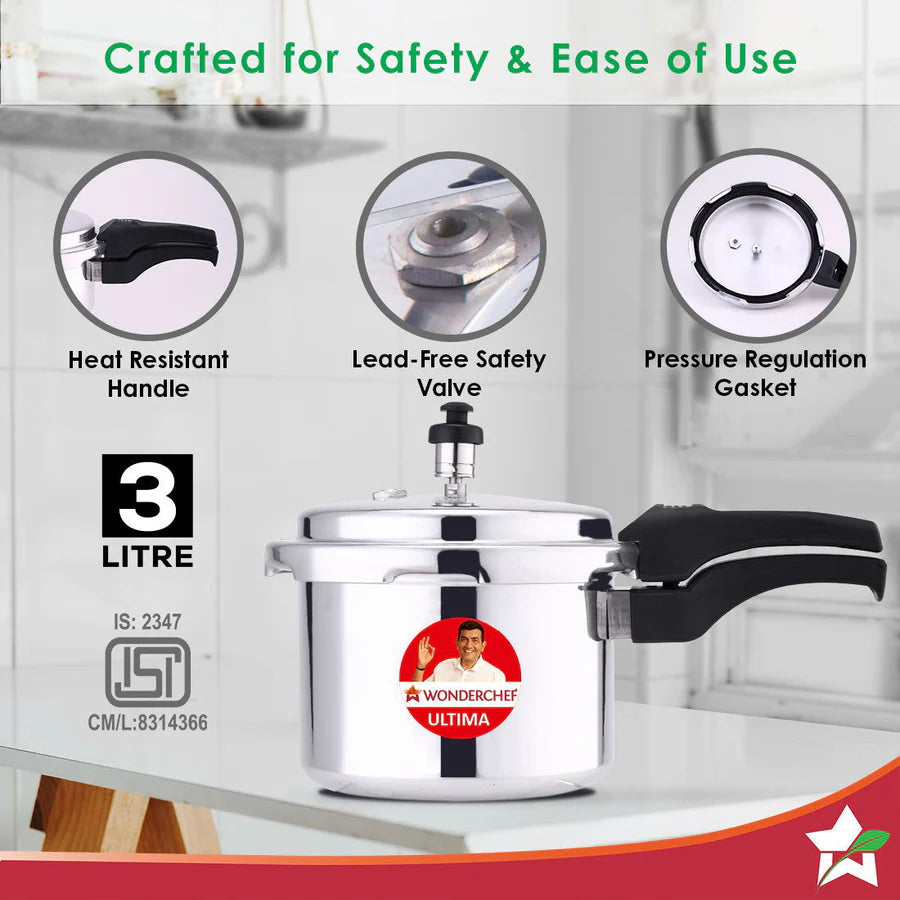 Wonderchef  Outer Lid Ultima Pressure Cook 3.25mm,3L
