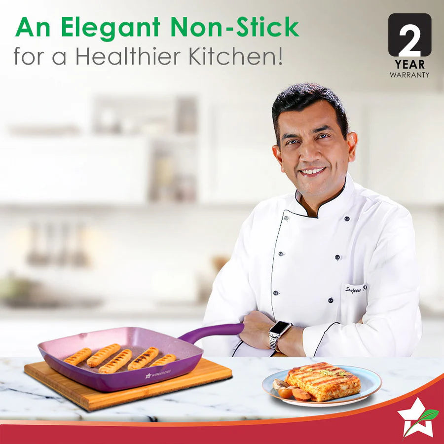 Wonderchef Royal Velvet  Grill Pan 3mm, 24cm