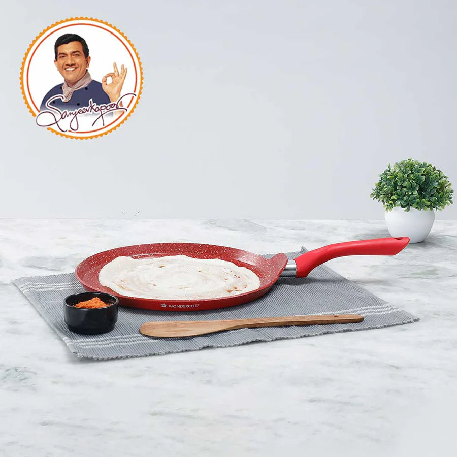 Wonderchef  Royal Velvet Non-stick Dosa Tawa 3mm,28 cm