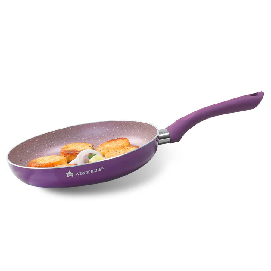 Wonderchef  Royal Velvet Non-stick  Fry pan Induction Ready Purple 1.8L,24cm