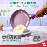 Wonderchef  Royal Velvet Non-stick  Fry pan Induction Ready Purple 1.8L,24cm