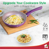 Wonderchef  Royal Velvet Non-stick  Fry pan Induction Ready Purple 1.8L,24cm