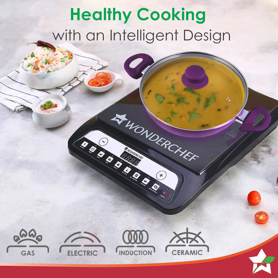 Wonderchef Royal Velvet Non-stick Kadhai 24cm
