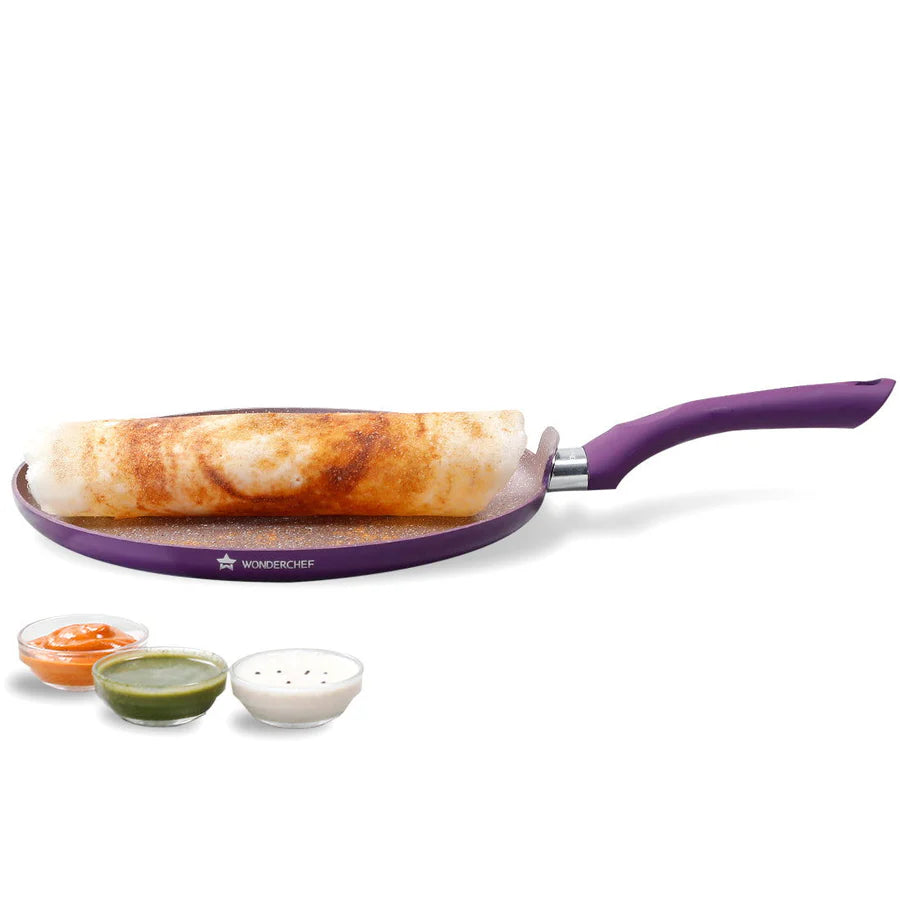 Wonderchef Royal Velvet Non-stick  Dosa Tawa 28cm