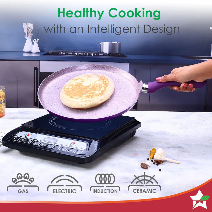 Wonderchef Royal Velvet Non-stick  Dosa Tawa 28cm