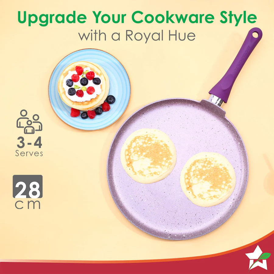 Wonderchef Royal Velvet Non-stick  Dosa Tawa 28cm