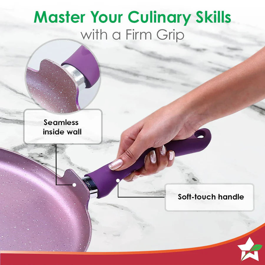 Wonderchef Royal Velvet Non-stick  Dosa Tawa 28cm