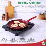 Wonderchef  Royal Velvet Non-stick Cookware Red 3mm, Set of 4 Red