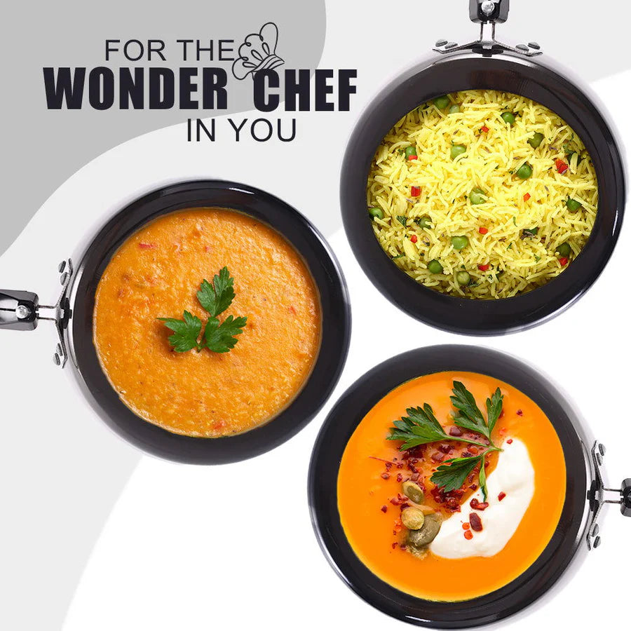 Wonderchef Taurus Hard Anodized Inner Lid Pressure cooker