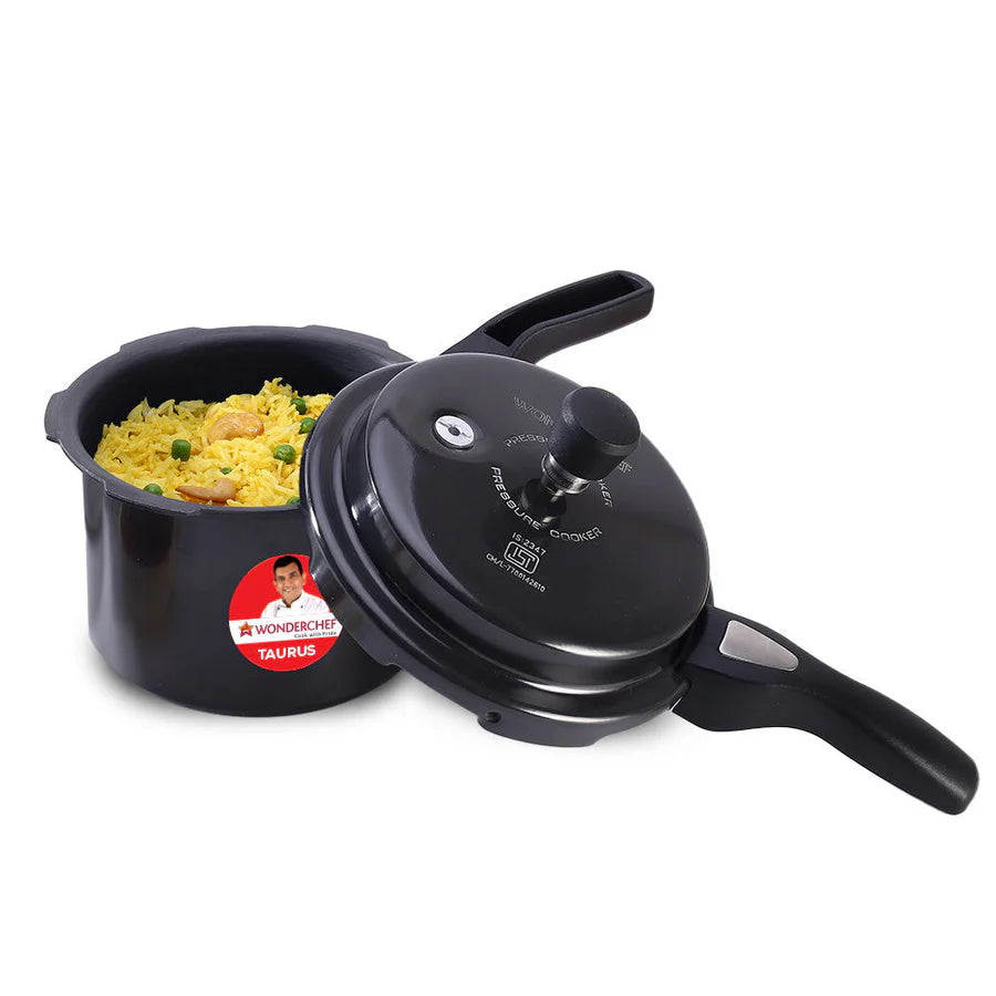 Wonderchef Taurus Hard Anodized Outer Lid Pressure Cooker