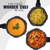 Wonderchef Taurus Hard Anodized Outer Lid Pressure Cooker