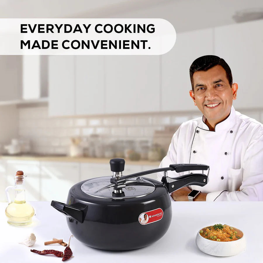 Wonderchef Taurus Hard Anodized Inner Lid Pressure cooker