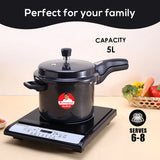 Wonderchef Taurus Hard Anodized Outer Lid Pressure Cooker
