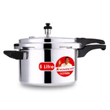 Wonderchef Ultima Induction Base Aluminium Pressure Cooker With Outer Lid 5L