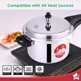Wonderchef Ultima Induction Base Aluminium Pressure Cooker With Outer Lid 5L