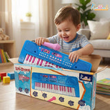 Kriiddaank Stitch Keyboard Piano for Kids - 37 Keys Electronic Organ with Microphone