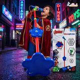 Kriiddaank Marvel Avengers Karaoke Microphone with Adjustable Stand for Kids Red