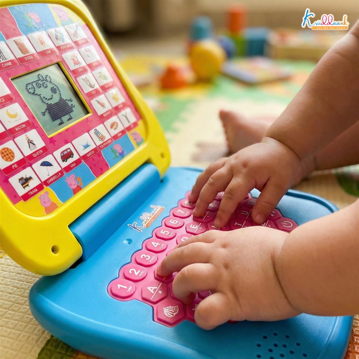 Kriiddaank Peppa Pig Educational Laptop for Kids
