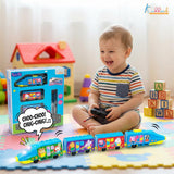 Kriiddaank Peppa Pig Theme RC Train Toy for Kids