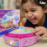 Kriiddaank Disney Princess Flash Drum Toy for Girls