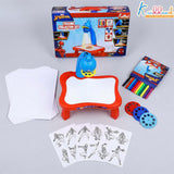 Kriiddaank Spiderman Tracing Projector Set for Kids Blue