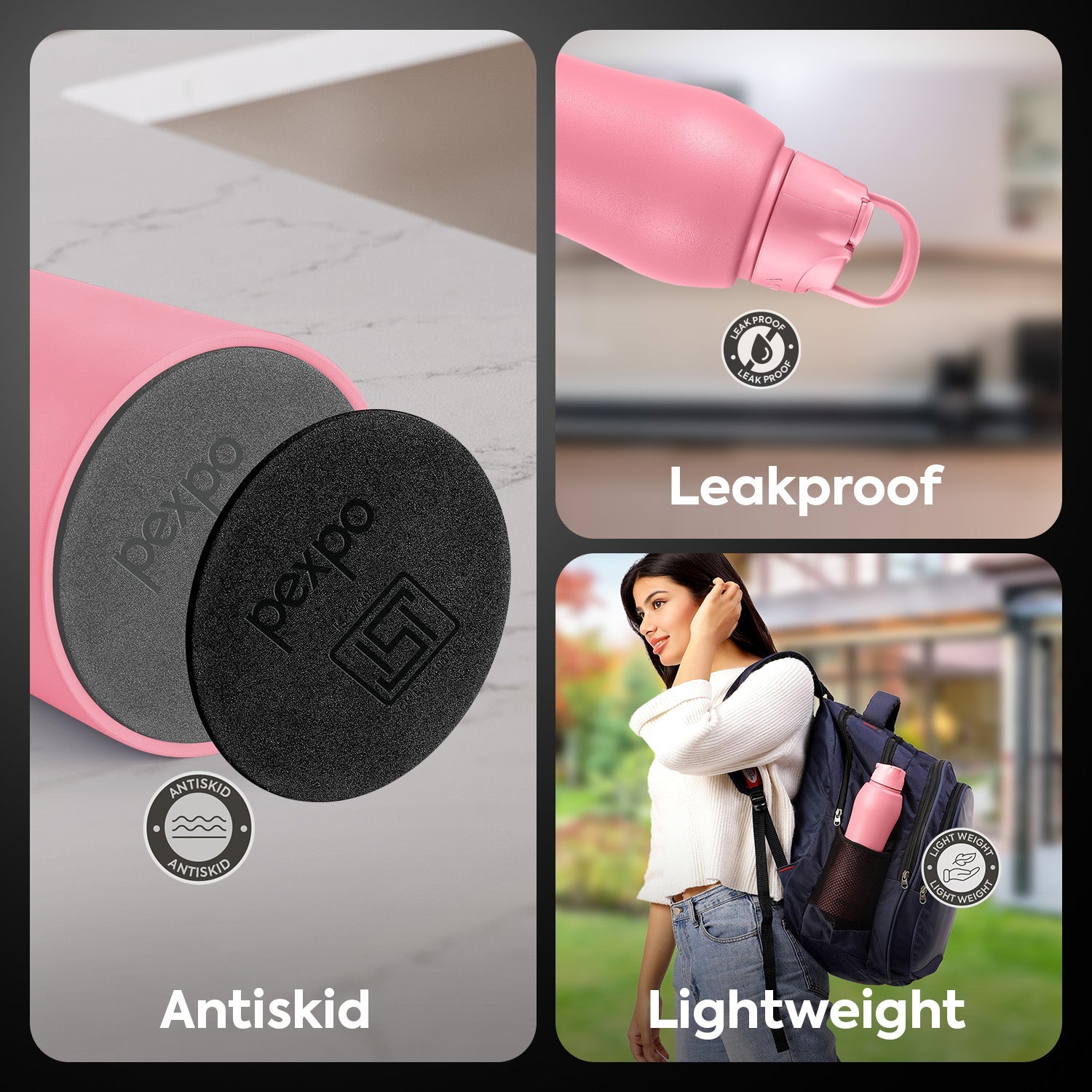 Pexpo Belly SS Water Bottle 750ML