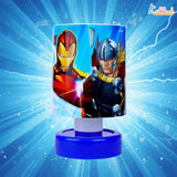 Kriiddaank Marvel Avengers Theme LED Table Lamp for Kids