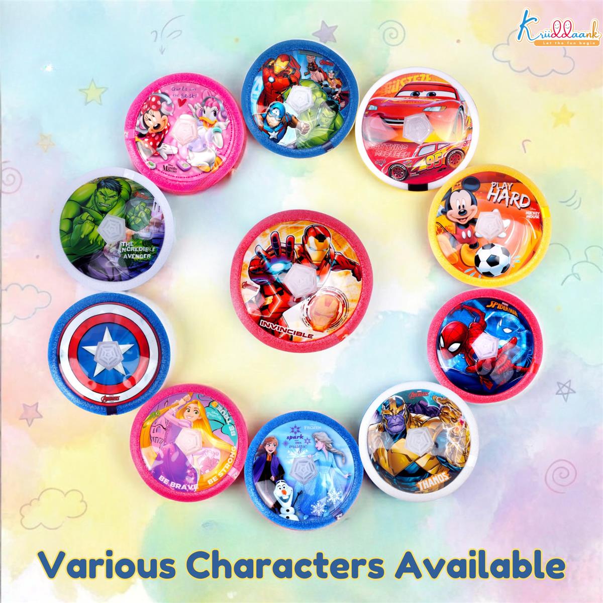 Kriiddaank Iron Man Theme Hover Football for Kids