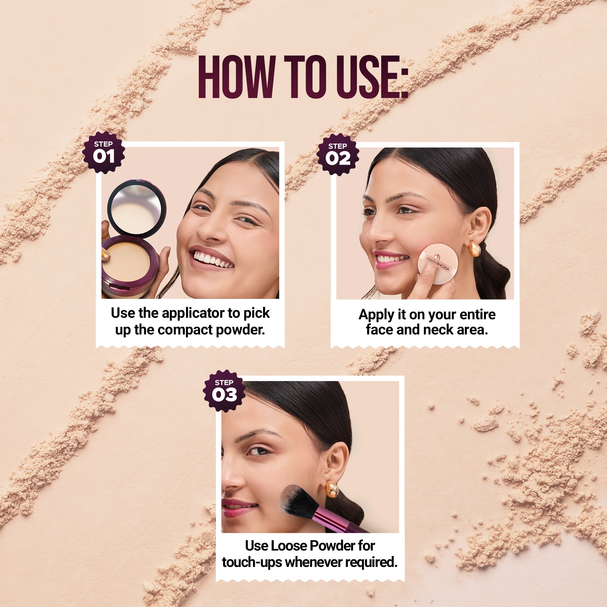 Hilary Rhoda The Setting Duo Compact & Loose Powder