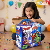 Kriiddank Marvel Avengers Hover Football Theme Air Power Soccer Ball with LED Lights & Foam Bumper