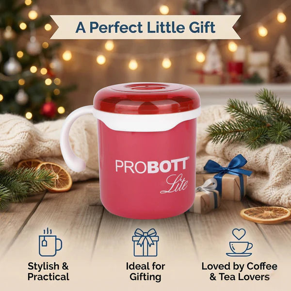 Probott lite Cuppa Stainless Steel Mug Pink 280ML