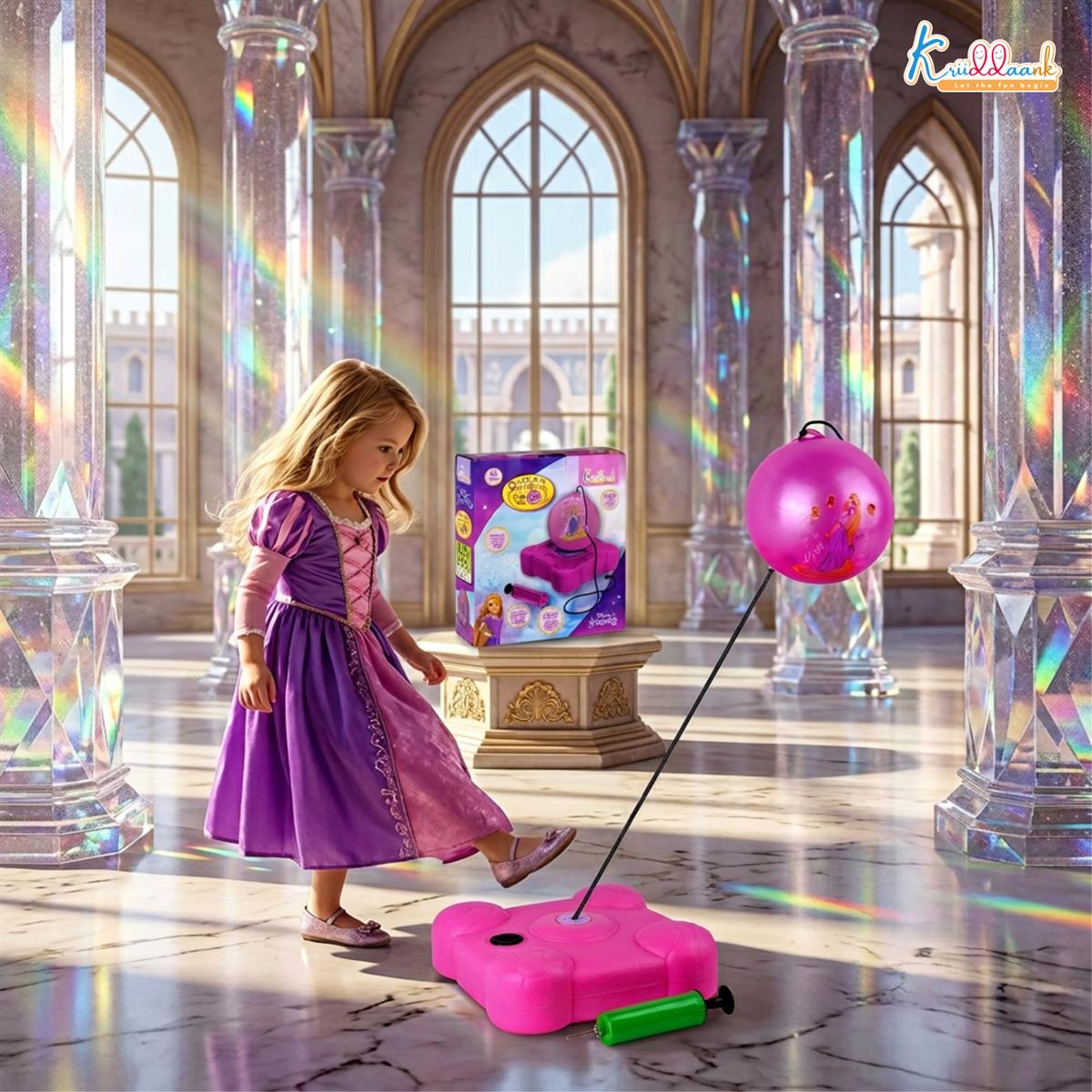 kriiddaank Princess Reflex Soccer Ball Solo Training Kit for Girls