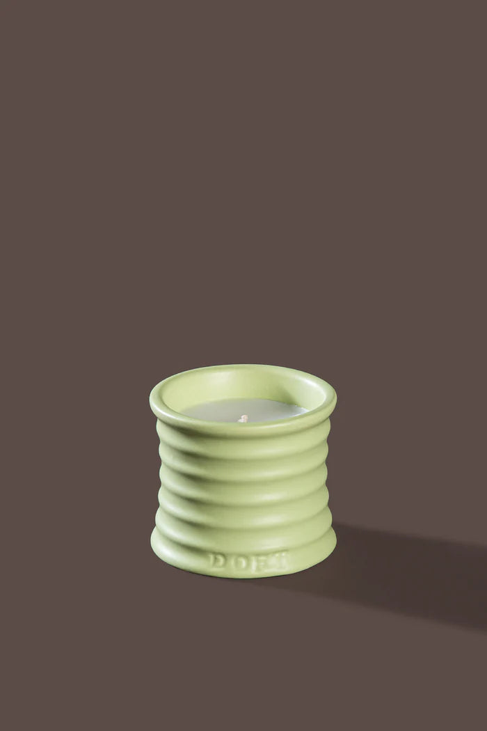 Doft Daydream - Cylinder Candle | Green | Gardenia Delight