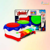 Kriiddaank Marvel Avengers 2-in-1 Piano Drum Musical Toy for Kids
