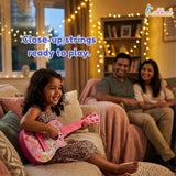Kriiddaank Minnie Mouse Theme 4-String Toy Guitar for Girls