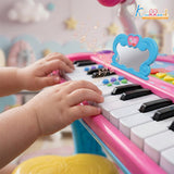 Kriiddaank Hasbro Peppa Pig Little Pianist Keyboard with Microphone & Stool