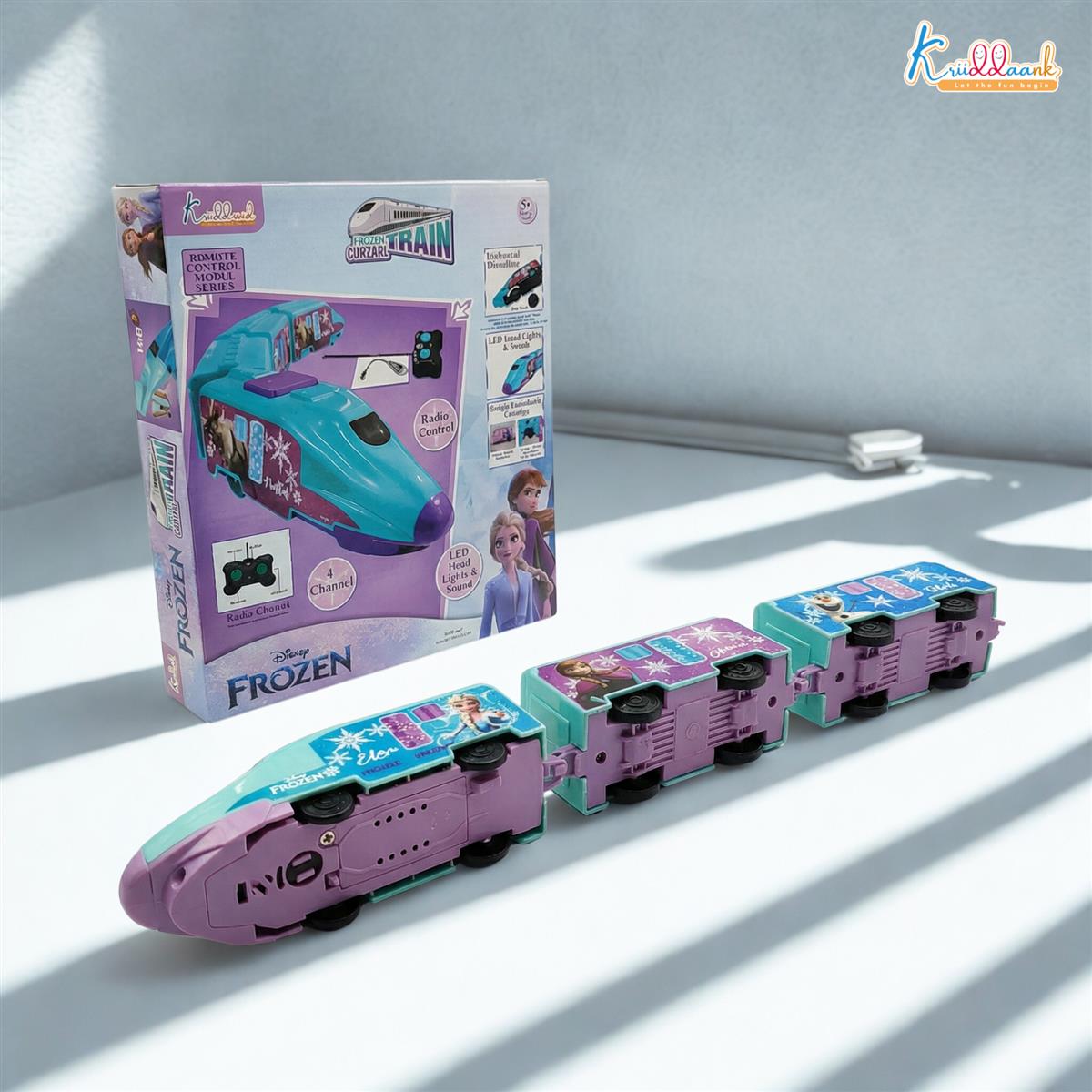 Kriiddaank Frozen Theme Remote Control Train Toy for Kids
