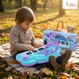 Kriiddaank Frozen Junior Musician Elsa-Anna Music Set - Kids Piano with Microphone