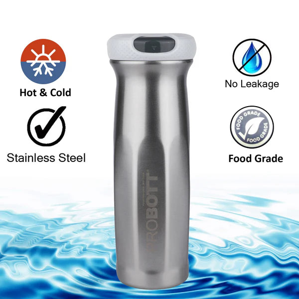Probott Stainless Steel Water Bottle Silver 600ml